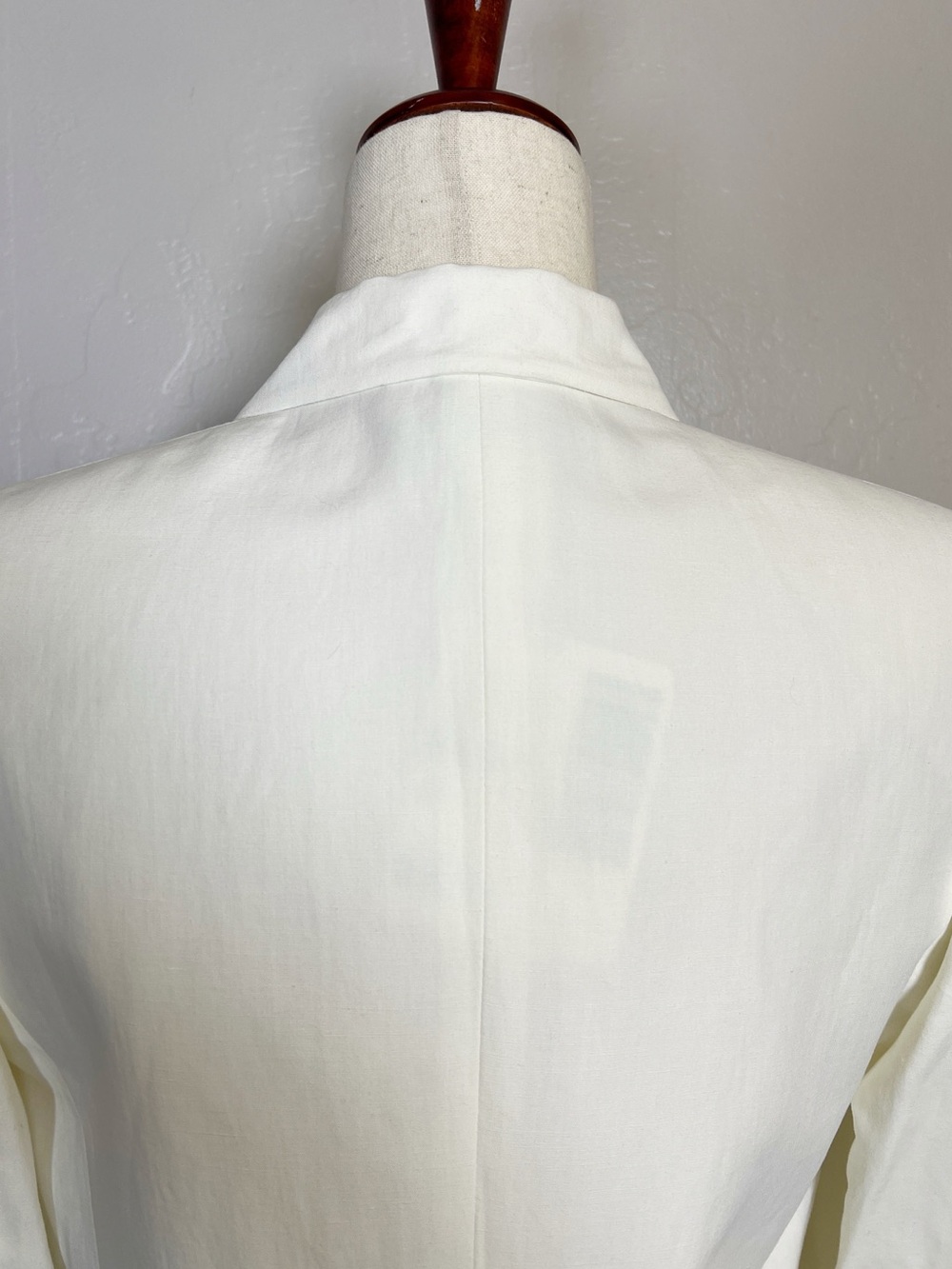 CASUAL CORNER Women’s Size 6 White Linen Blend Vintage Blazer Jacket - Picture 8 of 12